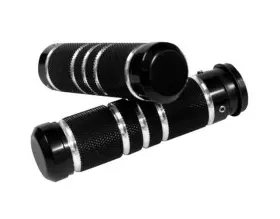 Gr100-kgn Accutronix Custom Grips - Knurled Grooved Night Series Black Gr100-kgn Accutronix Custom Grips - Knurled Grooved Night Series Black