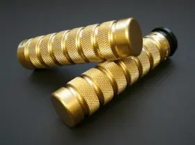 Gr101-kn5 Accutronix Custom Grips - Knurled/notched Brass