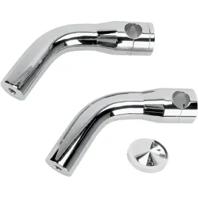 Hrp1356-c Accutronix Chrome 6 Inch Pullback Risers