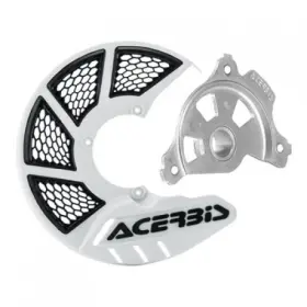 1655270034 Acerbis X-brake Vented Front Disc Cover With Mounting Kit White/black 1655270034 Acerbis X-brake Vented Front Disc Cover With Mounting Kit White/black