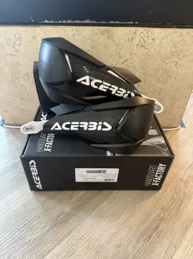 2634661401 Acerbis X-factory Handguards Black White 2634661401 Acerbis X-factory Handguards Black White
