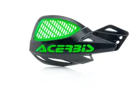 Acerbis 889143291601 Uniko Mx Vented Handguards Black/green Universal For Motocross And Atvs Acerbis 889143291601 Uniko Mx Vented Handguards Black/green Universal For Motocross And Atvs