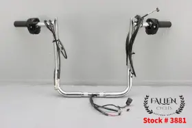 55924-14 Aftermarket 2015 Harley Electra Glide 16 Inch Handlebar Assembly Chrome Pre-wired