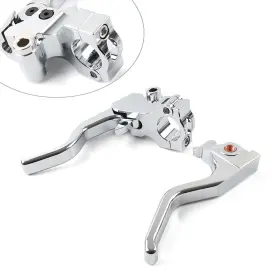 Air Rocket 422110815501 Pair Brake Clutch Lever For Harley Dyna Sportster Xl883 Xl1200 X48 2014-23