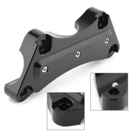 Air Rocket 550732494290 3-hole Black 1 Inch Handlebar Risers Top Clamp Fit Harley Touring Models 97-19 Air Rocket 550732494290 3-hole Black 1 Inch Handlebar Risers Top Clamp Fit Harley Touring Models 97-19