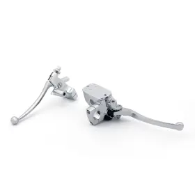 M542-a027-chrome Amotopart Flame Control Reservoir Brake Clutch Levers For Yamaha Virago V Star Road M542-a027-chrome Amotopart Flame Control Reservoir Brake Clutch Levers For Yamaha Virago V Star Road
