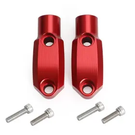 M529-a164-red Areyourshop Cnc Red Master Cylinder Handlebar Clamp 10mm Mirror Mount 32mm Center For Honda M529-a164-red Areyourshop Cnc Red Master Cylinder Handlebar Clamp 10mm Mirror Mount 32mm Center For Honda