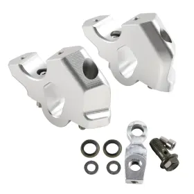 M537-a081-sil Areyourshop Aluminum Handlebar Risers 38mm For Bmw R1300gs R 1300 Gs 2023 2024 Silver