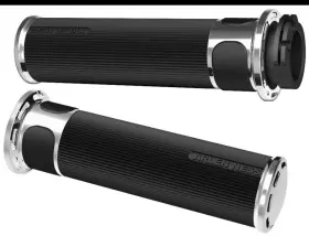 07-300 Arlen Ness Fusion Series Chrome Grips Harley Touring Softail Dyna Fxr Sportster