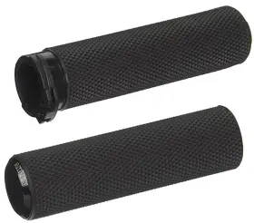 07-325 Arlen Ness Fusion Knurled Black Handlebar Grips