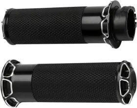07-329 Arlen Ness - Fusion Beveled Grips For Harley-davidson Street Glide Efi 07-329 Arlen Ness - Fusion Beveled Grips For Harley-davidson Street Glide Efi