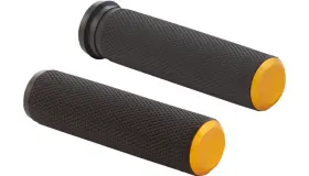 0630-2598 Arlen Ness 07-347 Knurled Grips - Tbw Gold