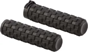 07-350 Arlen Ness Cable Fusion Series Grips Black Air Trax Aluminum Rubber