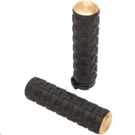 07-354 Arlen Ness Fusion Series Grips - Air Trax Brass Motorcycle Street Bike 07-354 Arlen Ness Fusion Series Grips - Air Trax Brass Motorcycle Street Bike