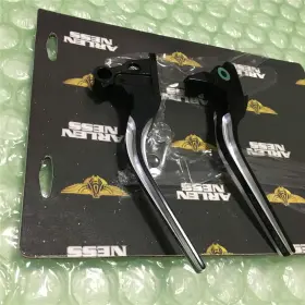 08-900 Arlen Ness Forged Billet Brake Cable Clutch Lever Harley Touring Black #08-900