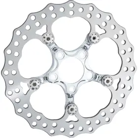 300-112 Arlen Ness Spider Rotor - 12-19/32 Inch Chrome Front 300-112 Arlen Ness Spider Rotor - 12-19/32 Inch Chrome Front
