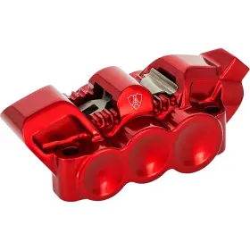 320-139 Arlen Ness Monoblock Radial Brake Caliper - 100 Mm Right Red