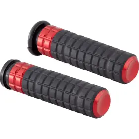 500-021 Arlen Ness Speedliner Grips - Red Anodized Motorcycle Street Bike 500-021 Arlen Ness Speedliner Grips - Red Anodized Motorcycle Street Bike