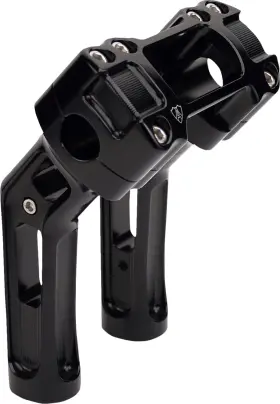 520-055 Arlen Ness Method Kickback Handlebar Riser - Softail Gauge Cut-out 7 Inch Black 520-055 Arlen Ness Method Kickback Handlebar Riser - Softail Gauge Cut-out 7 Inch Black
