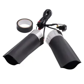 Grip-617-blk Artudatech 12v Heated Hand Grips Pad Handlebar Warm Heater Multi-temperature For Motor Sa
