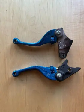 Br20f Asv F3 Lever Set Triumph Tiger 800 2011-2017 Blue Short