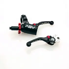 Bcf40106ph-sk Asv Inventions F4 Lever Set Pro Pack Black Short Honda Crf150r 2007-25 Crf250r 2004-06 Bcf40106ph-sk Asv Inventions F4 Lever Set Pro Pack Black Short Honda Crf150r 2007-25 Crf250r 2004-06