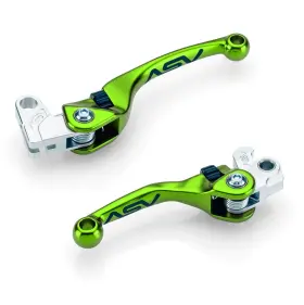 Bcf41414-mgr Asv Inventions F4 Lever Set Green Kawasaki Kx250 X Xc 2021-24 Kx450 Sr 2019-23