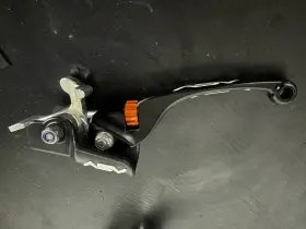 Bqf4a3-sk Asv Inventions F4 Brake Lever Black With Dust Cover Yamaha Yfz450 Yfz450r Yfz450se 2007-2024