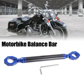 Automall Tech 726215401370 Universal Aluminum Alloy 22mm Blue Motorbike Balance Bar Crossbar Handlebar