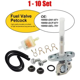 Dd-e2-9006-auxito Auxito New Valve Fuel Petcock Switch 1-10set For Xr100r 85-03 Honda Xr70r Xr80r Xr50r
