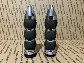 Air-90-ch-fl-sp Avon Grips Air Cushion For H-d Motorcycles With Fly-by-wire Throttle Spike Chrome Air-90-ch-fl-sp Avon Grips Air Cushion For H-d Motorcycles With Fly-by-wire Throttle Spike Chrome