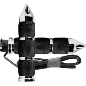 In-s-air-90csh Avon Grips Air Cushion Heated Street Motorcycle Hand - Chrome/one Size