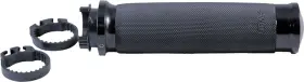 Mt-cc-86-ano-ht Avon Grips Black Anodized Custom Contour Heated Metric Cruiser