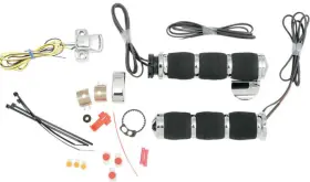 Mt-in-air-90cbh Avon Grips Air Cushioned Heated With Throttle Boss - Chrom
