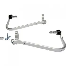 Bar Bhg-082-02-np Barkbusters Two Point Mounted Handguards Silver / Bhg-082-01-np