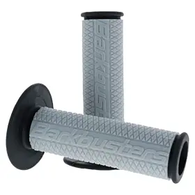 Grp-1gy-00-bk Barkbusters Diamond Open-end Grips Grey/black Grp-1gy-00-bk Barkbusters Diamond Open-end Grips Grey/black