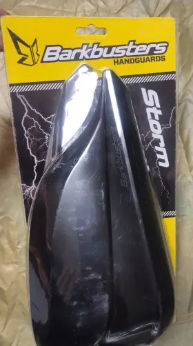 Stm-003-00-bk Barkbusters Storm Plastic Guards. Motorcycle Handle Guard Only. Stm-003 Black