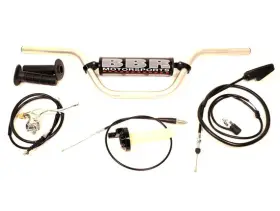 12e9df3ctm Bbr Motorsports Mx Handlebar Kit Tall Bars W Controls Levers Cables Kawasaki Klx110l 10-21 12e9df3ctm Bbr Motorsports Mx Handlebar Kit Tall Bars W Controls Levers Cables Kawasaki Klx110l 10-21
