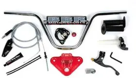 80-9601r Bbr Motorsports Red Handlebar Kit Honda Ft00-21 Crf50 Xr50 Triple Clamp H-bar 80-9601r Bbr Motorsports Red Handlebar Kit Honda Ft00-21 Crf50 Xr50 Triple Clamp H-bar