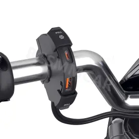 569987907 Bcsmmcar Waterproof Motorcycle Fast Charging Usb Type-c Power Adapter Handlebar Mounting
