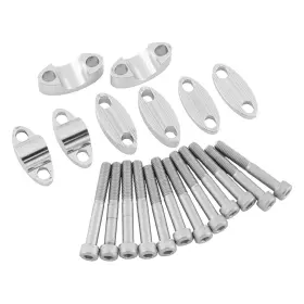 Yc-201sil Bikemaster Handlebar Risers For 7/8 Inch Bars - Silver Yc-201sil Bikemaster Handlebar Risers For 7/8 Inch Bars - Silver