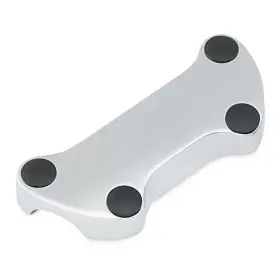 241133 Bikers Choice Chrome Handlebar Clamp
