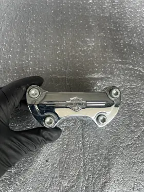 405179 Bikers Choice 2003 Wideglide Top Clamps Chrome Riser