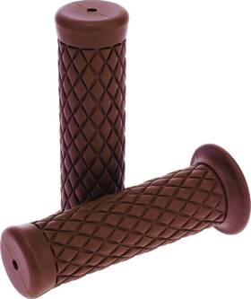 485802 Bikers Choice Olft Skool 1 Inch Brown Quilted Grip With 485802 Bikers Choice Olft Skool 1 Inch Brown Quilted Grip With