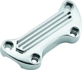 489999 Bikers Choice Chrome Finned Handlebar Clamp 489999 Bikers Choice Chrome Finned Handlebar Clamp