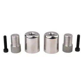 8251610 Biketek Open Box Bar End Sliders Silver For Yamaha