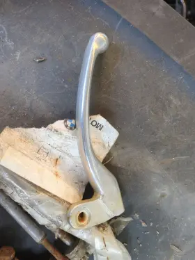32721338828 Bmw Original Motorrad Hand Lever Silver Left