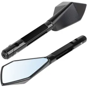 Ecp1667130401cbd Brakemotorparts 8mm 10mm Cnc Motorcycle Rearview Mirrors For Honda Yamaha Suzuki Kawasaki Black