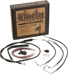 B30-1286 Burly Control Kit 18-19 Inch Ape Black - B30-1286 Burly Control Kit 18-19 Inch Ape Black -