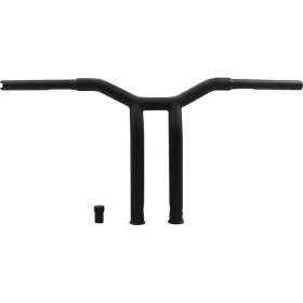 B12-6052sb Burly Brand 1-1/4 Inch Dominator Handlebar-matte Black-raked-12 End